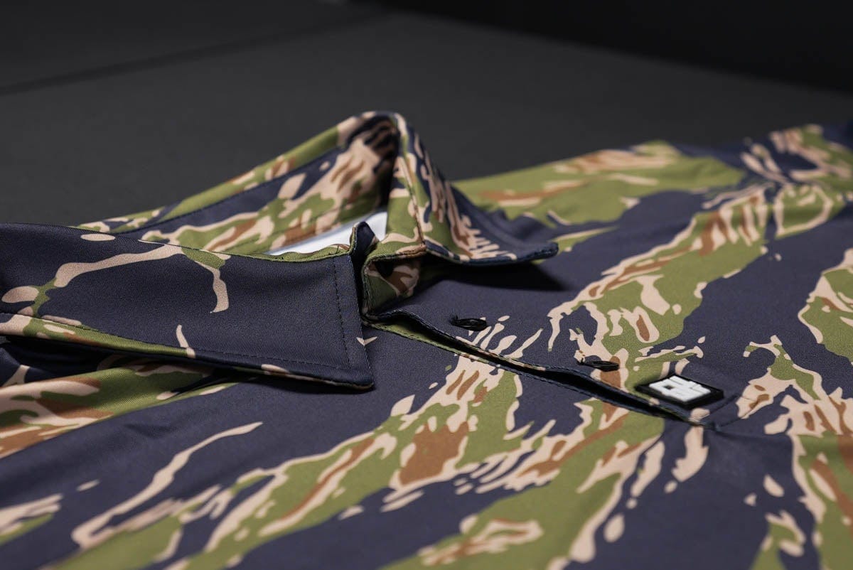 Jungle Tiger - Size S, M ONLY Golf Polo Greater Half