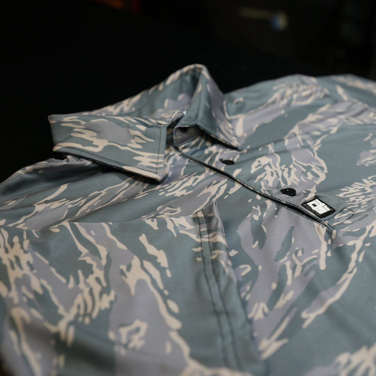 Tiger Camo - Size S ONLY Golf Polo Greater Half