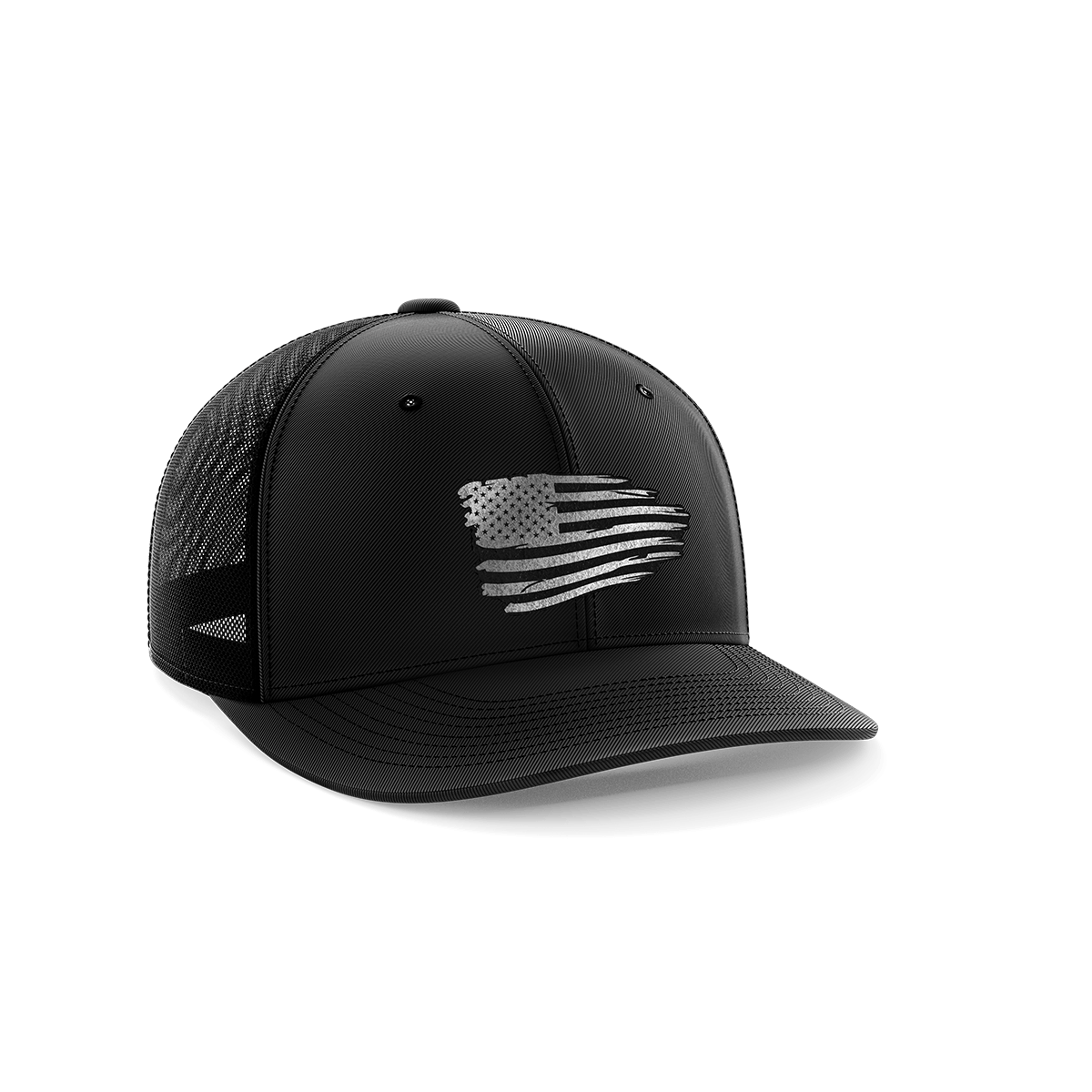 Torn Flag Black Patch Hat - Greater Half