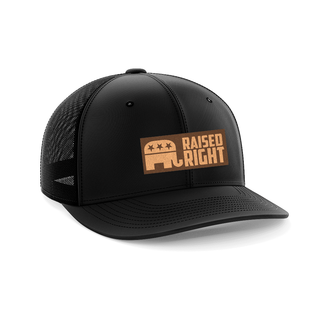 Raised Right Leather Patch Hat - Greater Half