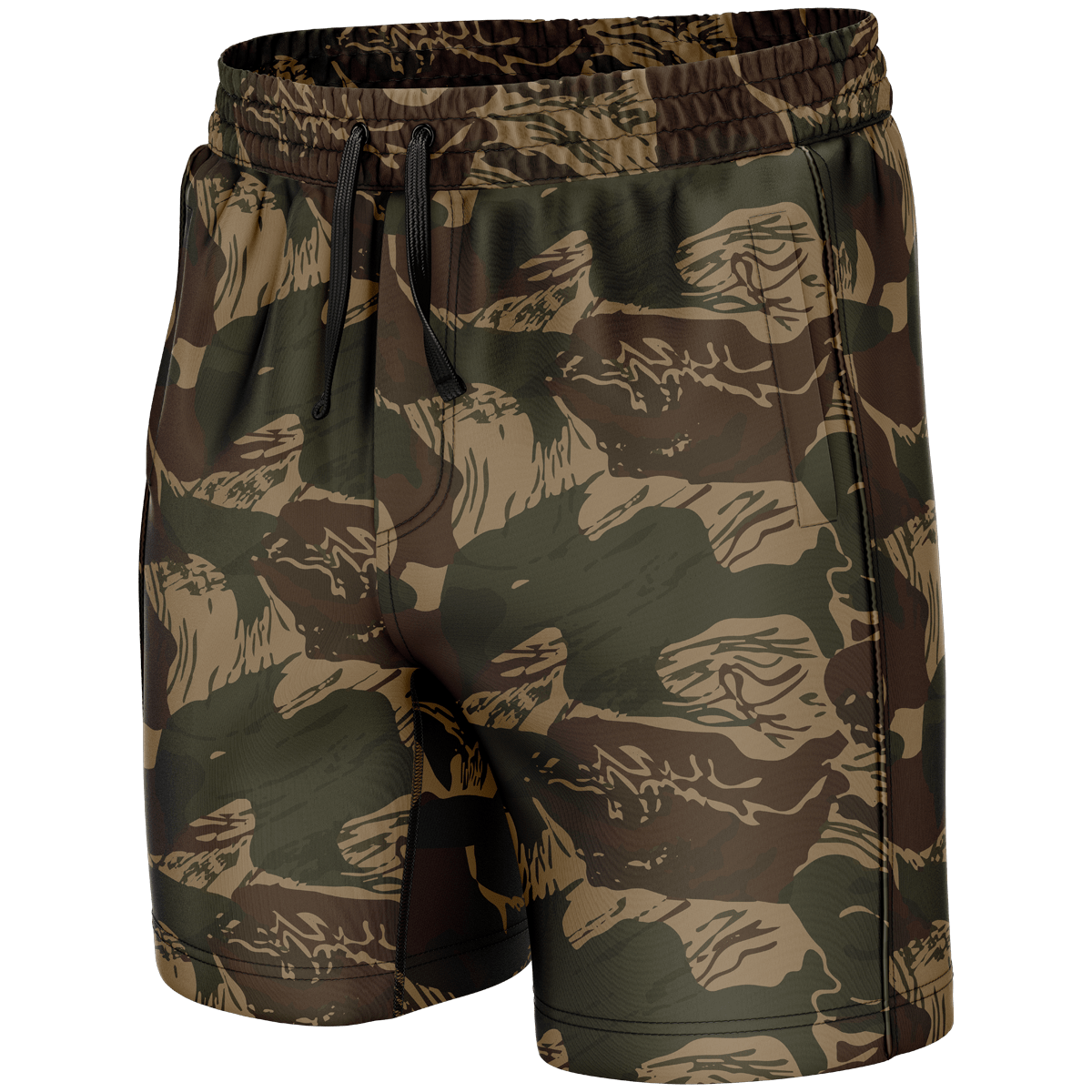 Brushstroke Camo Swim Trunks Swim Trunk Greater Half S Standard Length (7" Inseam)