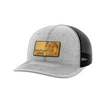 Thumbnail for Shut Up Hippie Leather Patch Hat - Greater Half