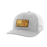 Thumbnail for Shut Up Hippie Leather Patch Hat - Greater Half