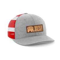 Thumbnail for Raised Right Leather Patch Hat - Greater Half