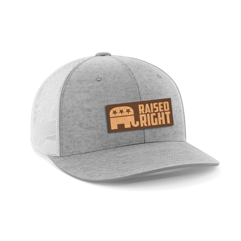 Raised Right Leather Patch Hat - Greater Half