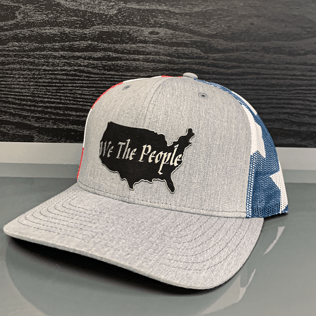 We The People USA Black Patch Hat - Greater Half