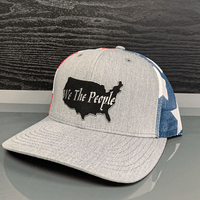 Thumbnail for We The People USA Black Patch Hat - Greater Half