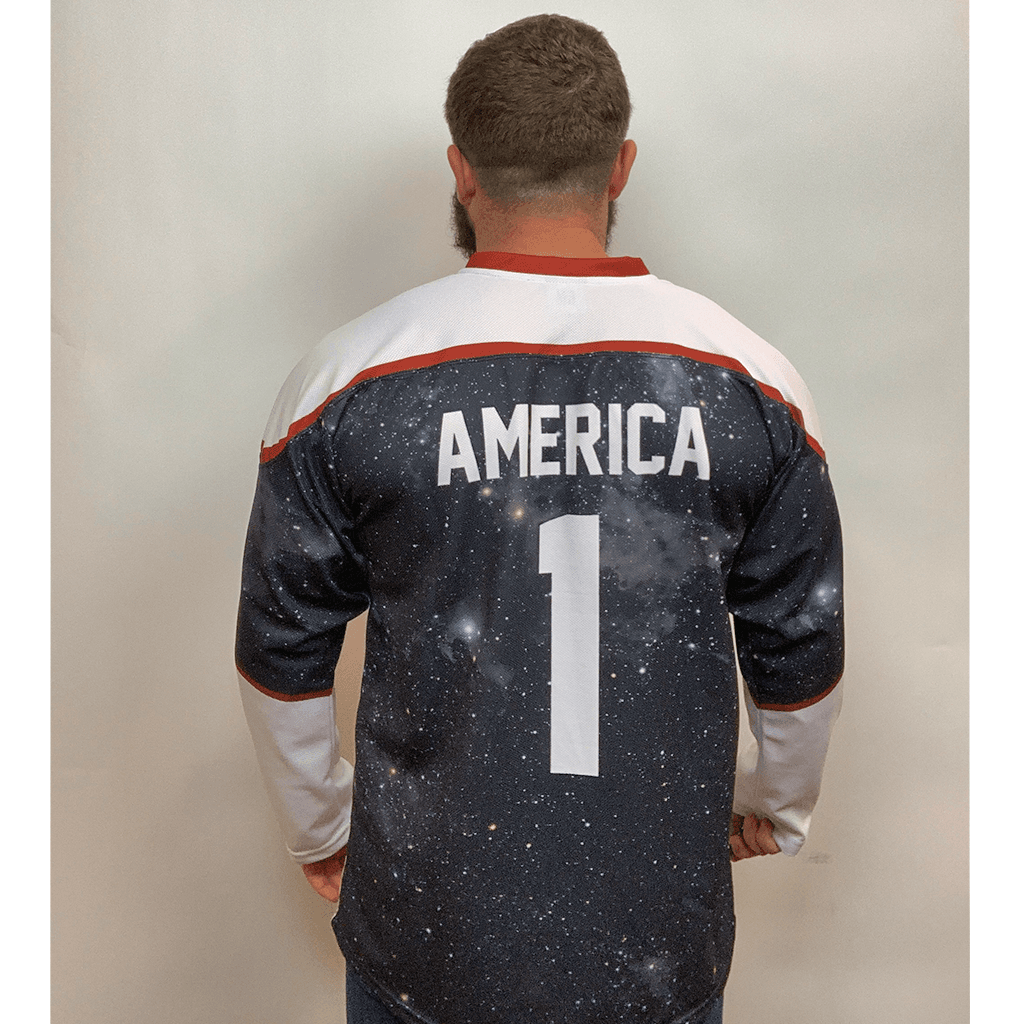 USA Galaxy Hockey Jersey - Greater Half