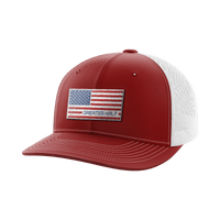 Thumbnail for USA Flag Woven Patch Hat - Greater Half