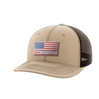 Thumbnail for USA Flag Woven Patch Hat - Greater Half