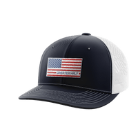 Thumbnail for USA Flag Woven Patch Hat - Greater Half