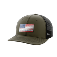 Thumbnail for USA Flag Woven Patch Hat - Greater Half