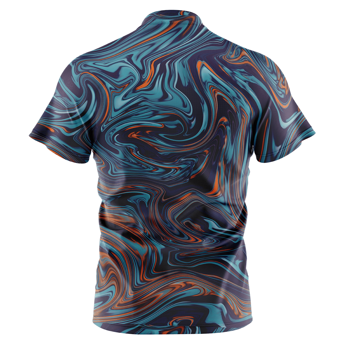 Ink Spill Henley Polo Henley Polo Greater Half