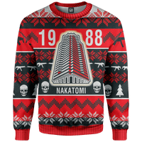Thumbnail for Christmas Party 1988 Sweater Greater Half S Red