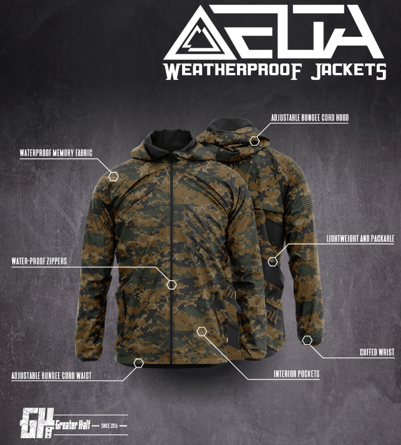 Woodland Digital Camo We The People Jacket - Greater Half