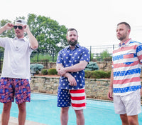 Thumbnail for White Topo Swim Trunks Swim Trunk Greater Half