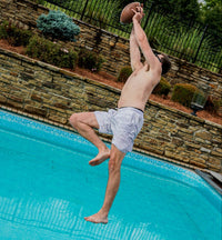 Thumbnail for Blue Camo Swim Trunk Greater Half